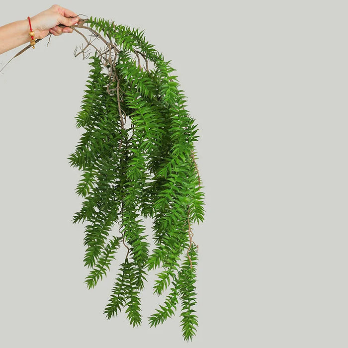 Artificial Hanging Green Ivy Vine – Plastic Rattan Grass Plant for Home, Garden, Wedding, and Wall Decorations