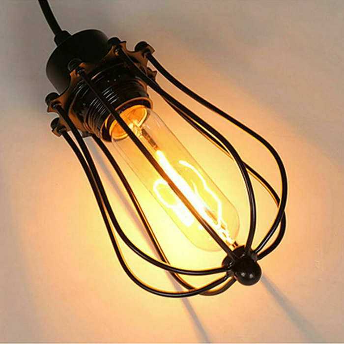 Spin Hanglamp | Thad | Industrieel Kooilicht | 5-weg | Zwart 