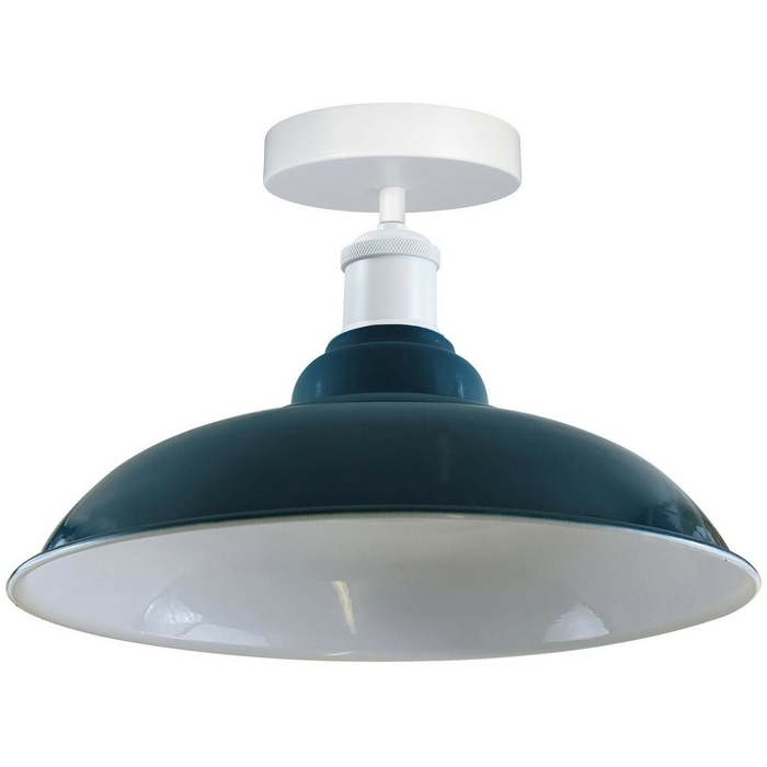 Industriële plafondlamp | Claire | Metalen kap | Verschillende kleuren
