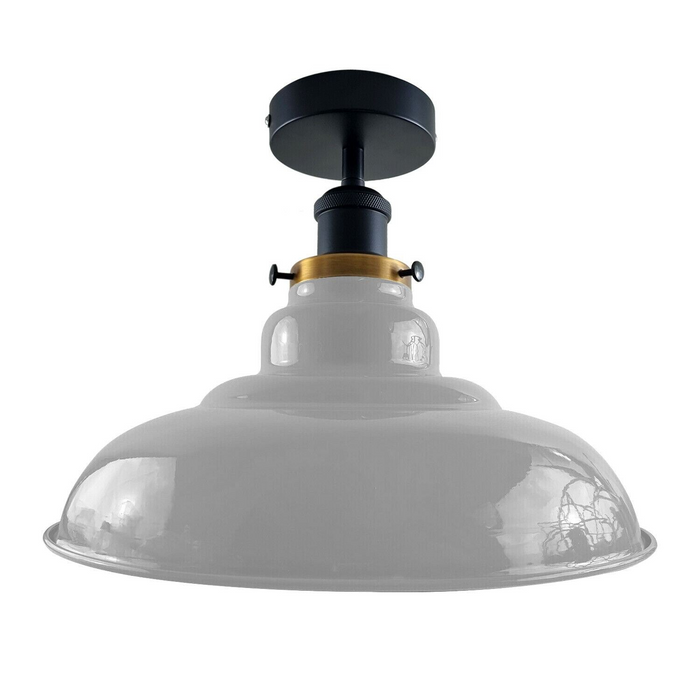 Industriële plafondlamp | Olle | Metalen kap | Verschillende kleuren