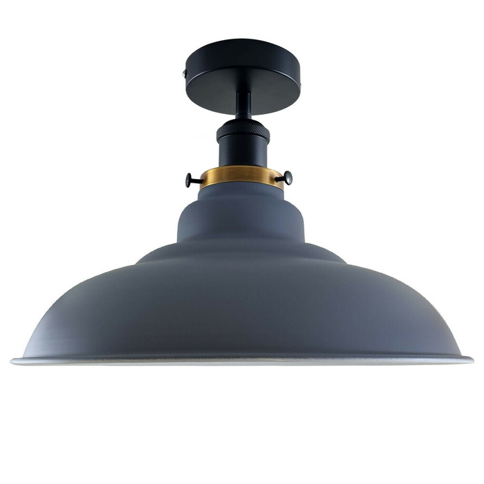 Industriële plafondlamp | Olle | Metalen kap | Verschillende kleuren