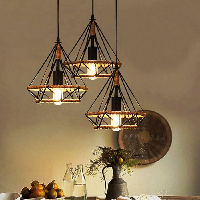 Vintage clusterhanglamp | Whitney | Hennepkooi Licht | 3-weg