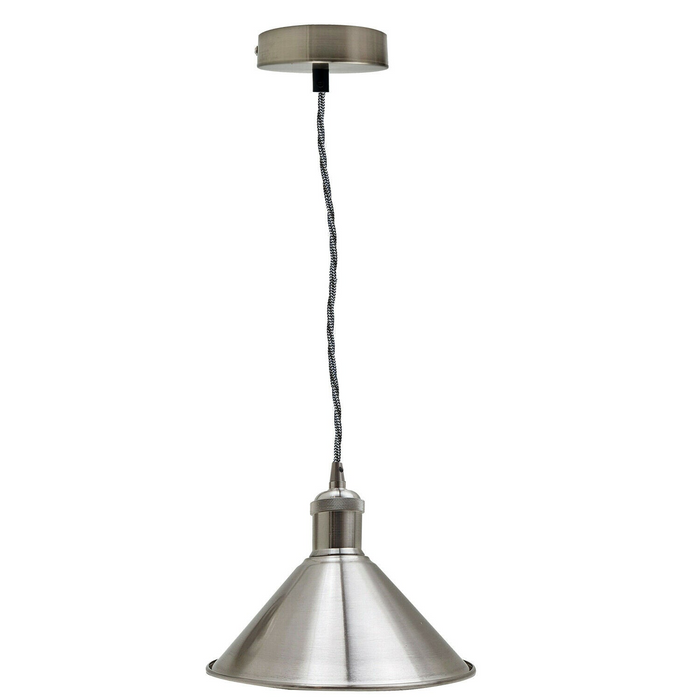 Moderne hanglamp | Adara | Metalen kegel | 1-weg | Chroom