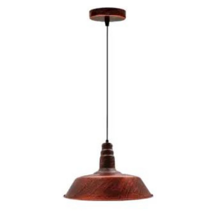 Vintage hanglamp | Aarav | Metalen kap | 1-weg | Verschillende kleuren