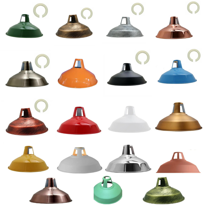 Retro Metal Barn Light Shades Ceiling Pendant Lampshades