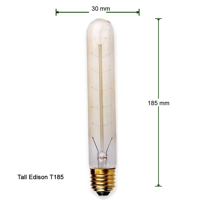 Vintage Light Bulb | Anna | Dimmable | 60W | Warm Yellow