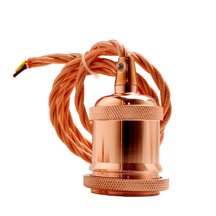 Vintage hanglamp | Taegan | Lamphouder | 1-weg | Rosé goud