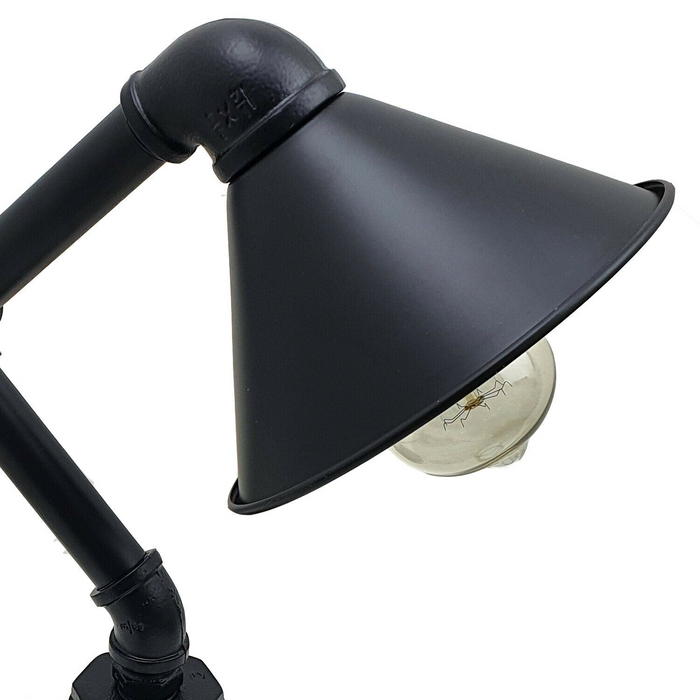 Vintage tafellamp | Gwen | Pijpverlichting | Zwart