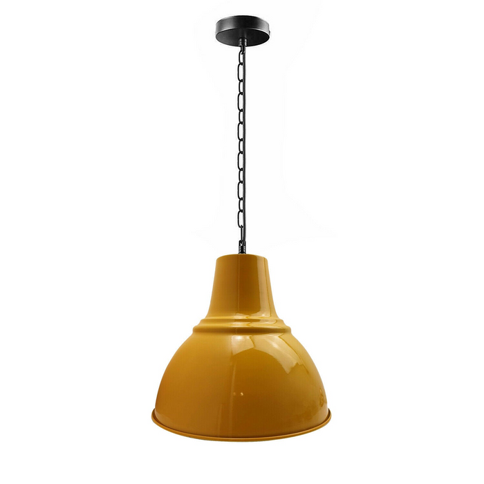 Industriële hanglamp | Ale | Metalen kap | 1-weg | Gratis lampen