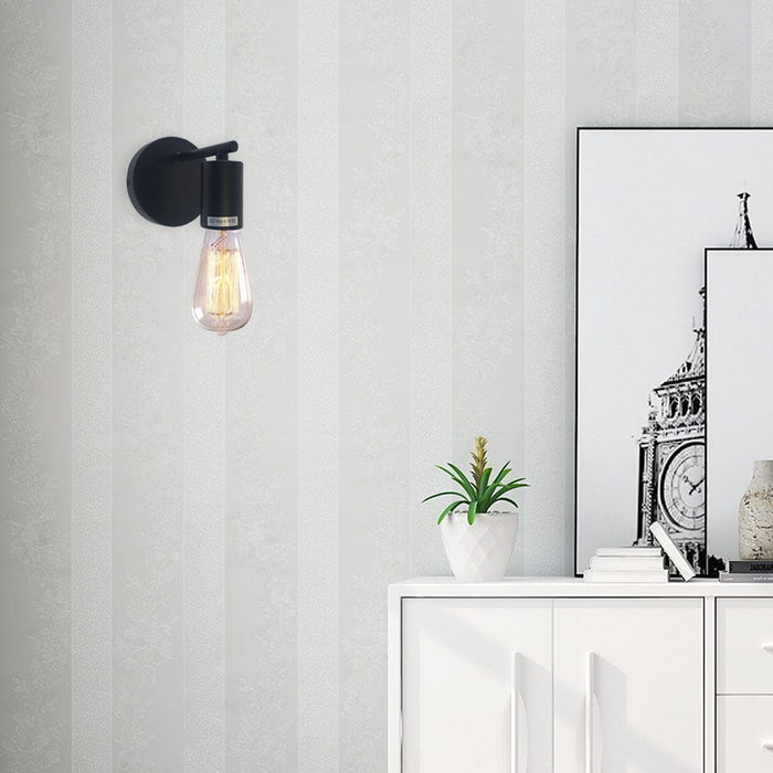 Modern Wall Light | Femke | Metal Bulb Holder | Various Colours