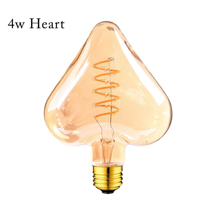 LED Soft Light Bulb | Alan | Heart Form | Warm White | 4W
