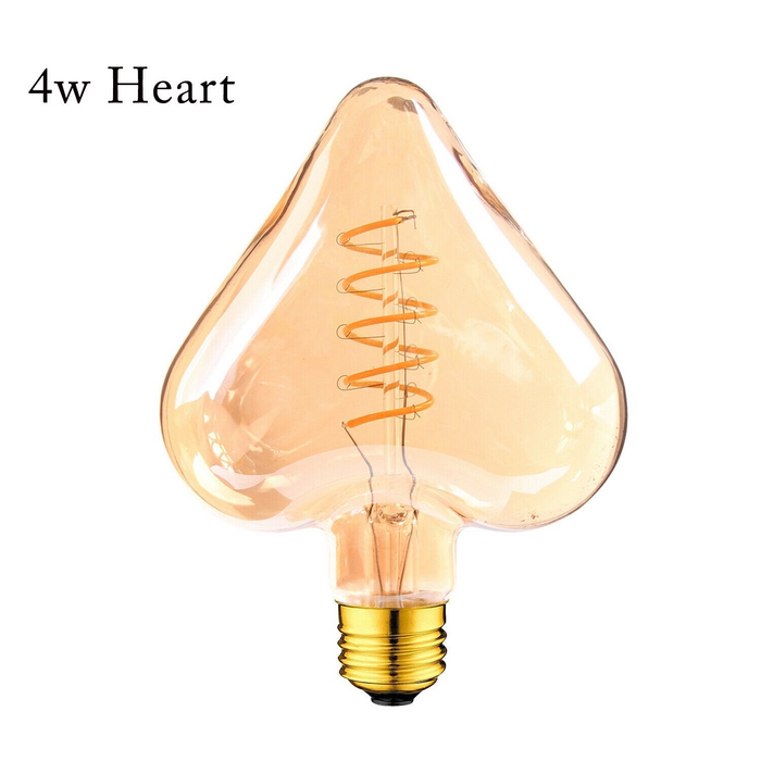 LED Soft Light Bulb | Alan | Heart Form | Warm White | 4W | 3 Pack