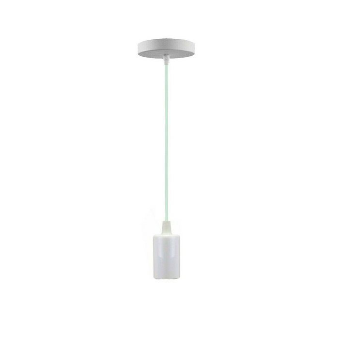 Vintage hanglamp | Filippa | Lamphouder | 1-weg | Wit